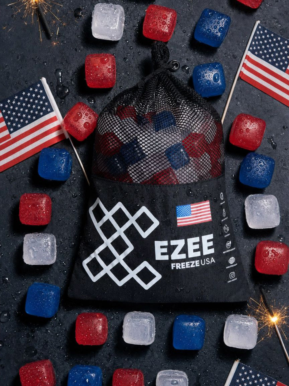 Mega Americana Bag 10.5lb Black Bag