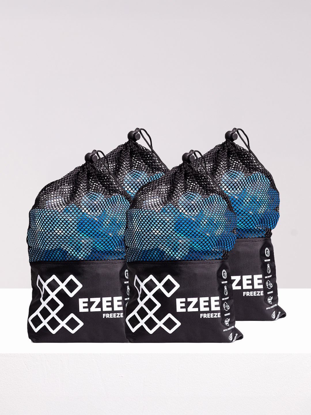 Mini Freeze Blue Ice - 3.5lb Black Bag