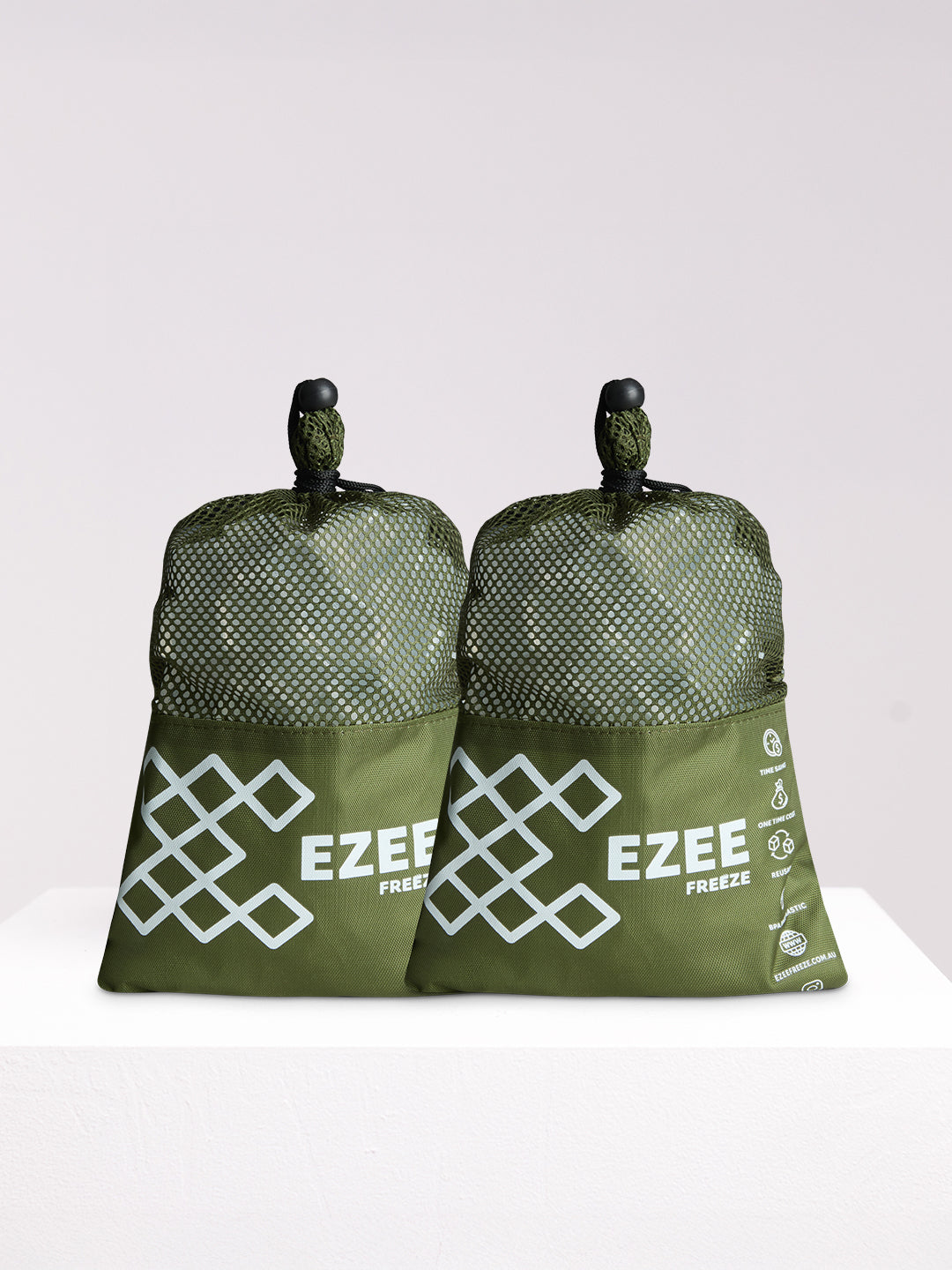 Mini Freeze Clear Ice - 3.5lb Khaki Bag