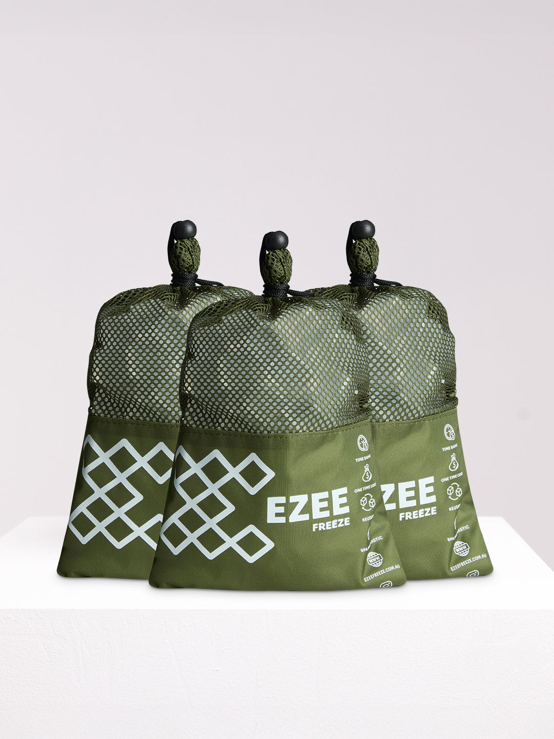Mini Freeze Clear Ice - 3.5lb Khaki Bag