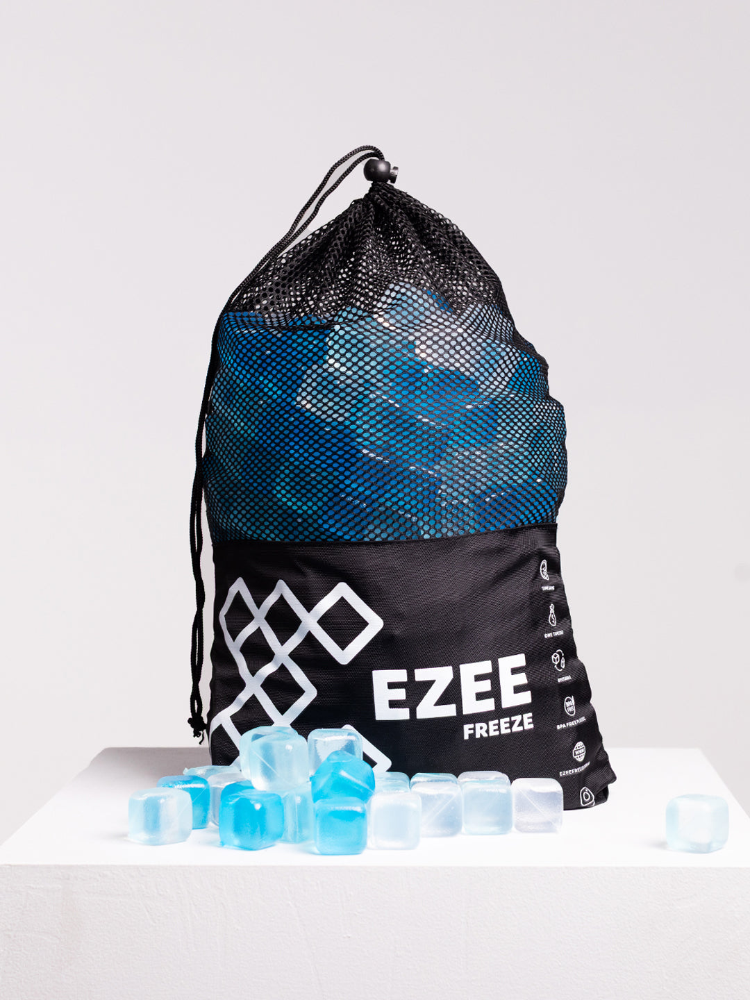 Mega Freeze | Blue Ice | 10.5lb Black Bag