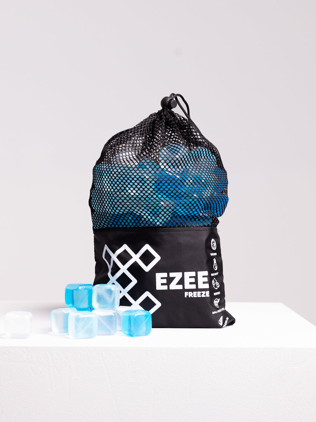 Mini Freeze Blue Ice - 3.5lb Black Bag – Ezee Freeze USA