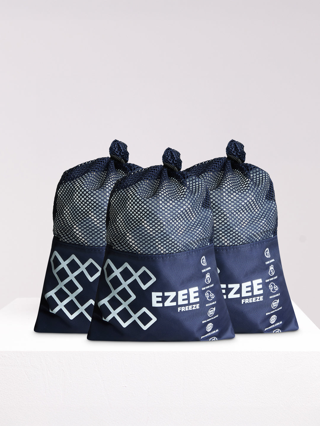Mini Freeze Clear Ice - 3.5lb Navy Bag