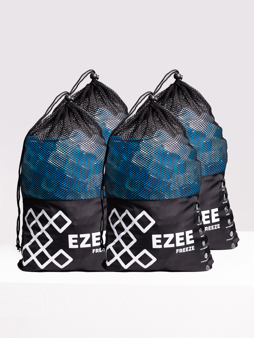 Mega Freeze Blue Ice - 10.5lb Black Bag