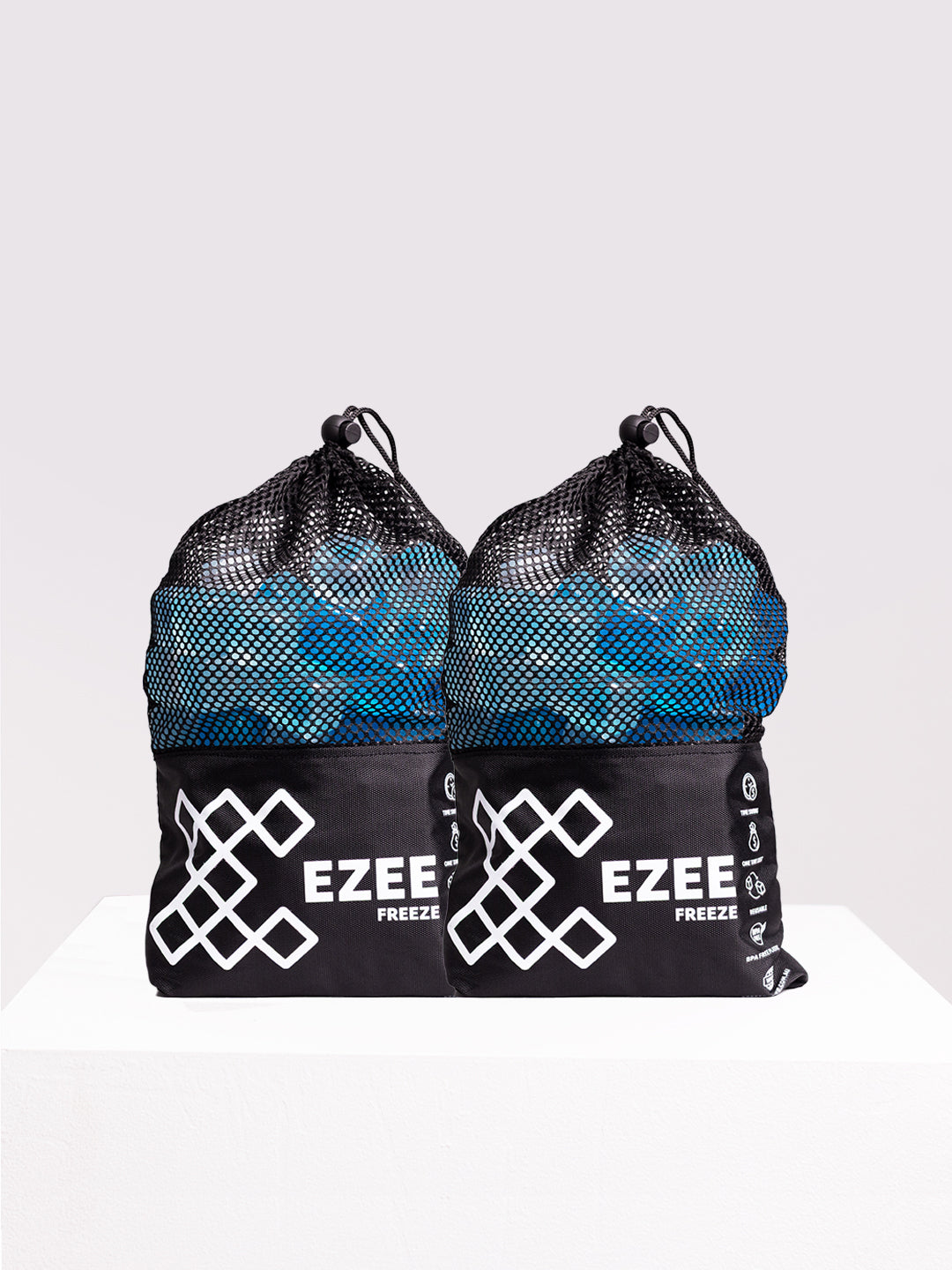 Mini Freeze Blue Ice - 3.5lb Black Bag
