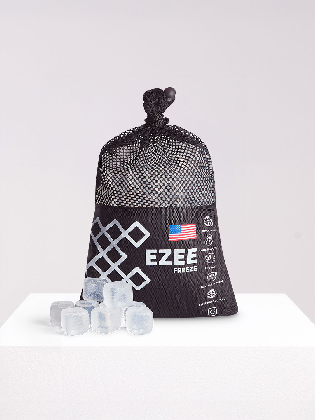 Mini Freeze Clear Ice - 3.5lb Black Bag