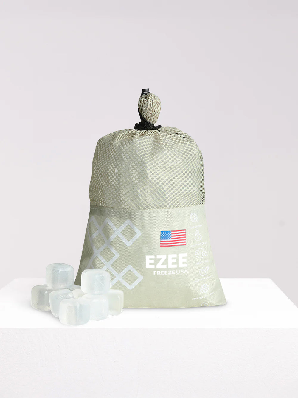 Mini Freeze Clear Ice - 3.5lb Tan Bag