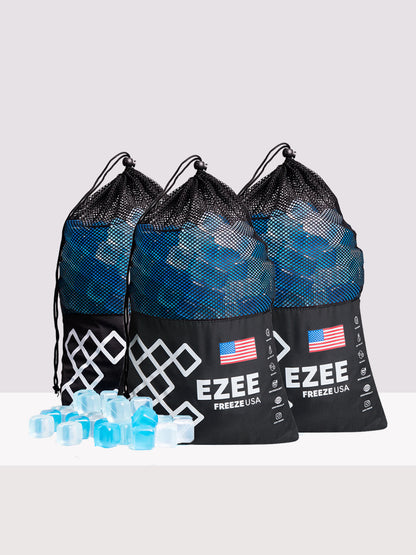 Mega Freeze Blue Ice - 10.5lb Black Bag
