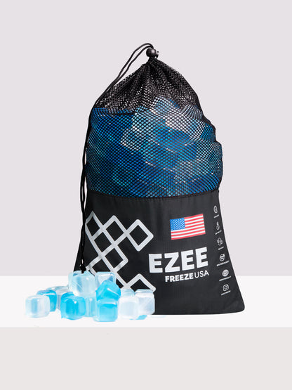 Mega Freeze Blue Ice - 10.5lb Black Bag