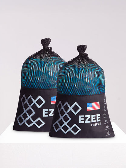 Mega Freeze Blue Ice - 10.5lb Black Bag