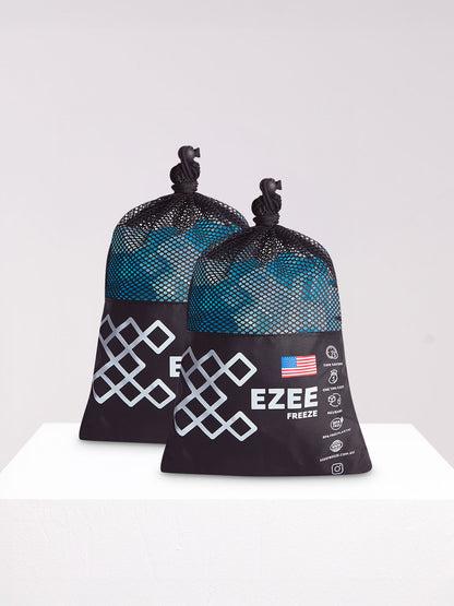 Mini Freeze Blue Ice - 3.5lb Black Bag