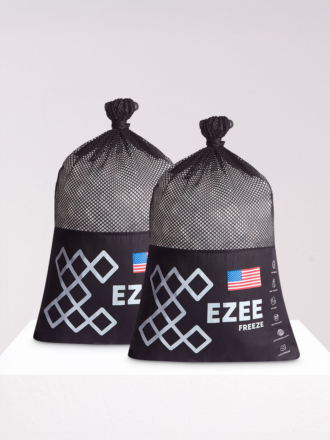Mega Freeze Clear Ice - 10.5lb Black Bag