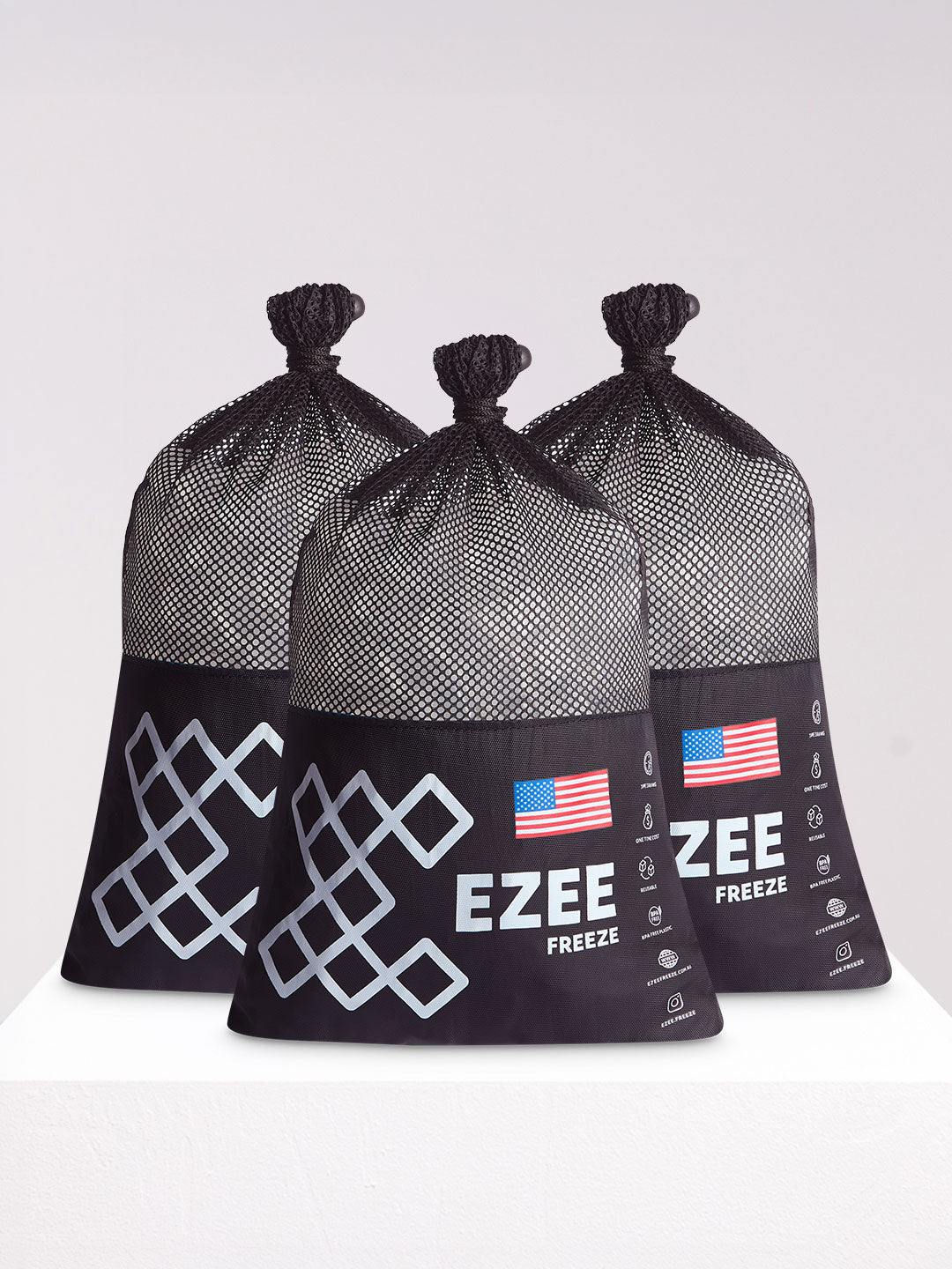 Mega Freeze Clear Ice - 10.5lb Black Bag