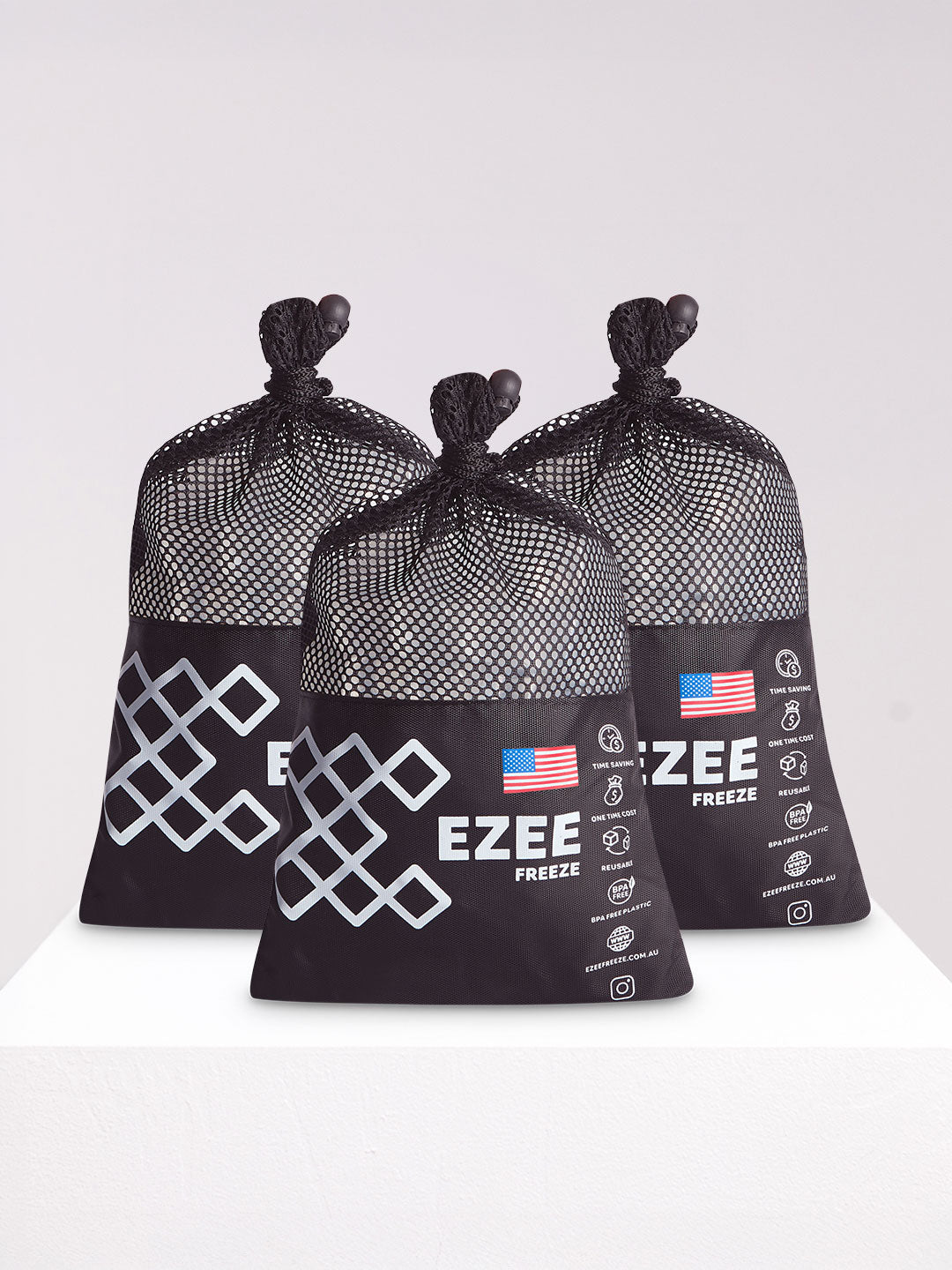 Mini Freeze Clear Ice - 3.5lb Black Bag