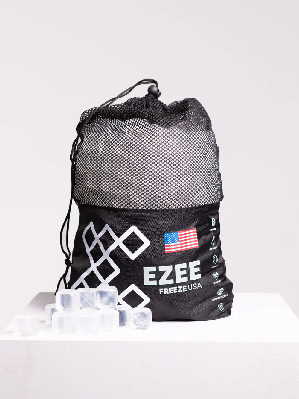Mega Freeze Clear Ice - 10.5lb Black Bag
