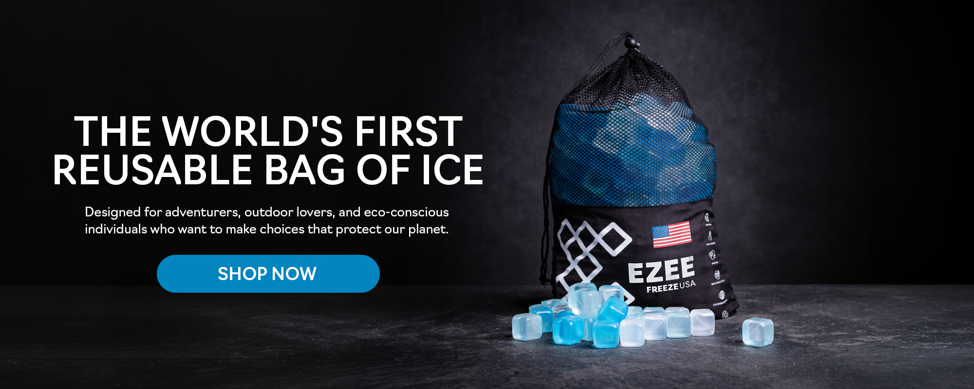 Ezee Freeze USA | World's First Reusable Bag of Ice